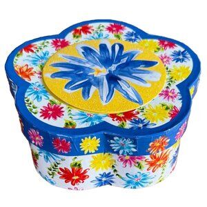 Unique Flower Shaped Cardboard Gift Box Colorful Birthday Mother's Day Thank You